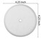 American Built Pro Clean-Out Cover Plate, 4-1/4 in. Diameter Plastic Flat White 104FW P1 - alternate 2
